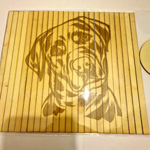 Load image into Gallery viewer, Labrador Face wood kit 20oz tumbler