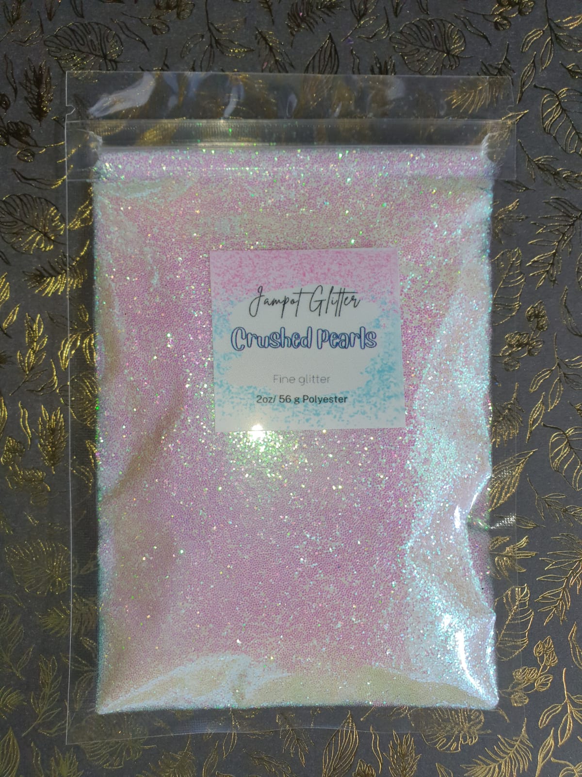 Crushed Pearls Fine Glitter Jam Pot Glitter Co