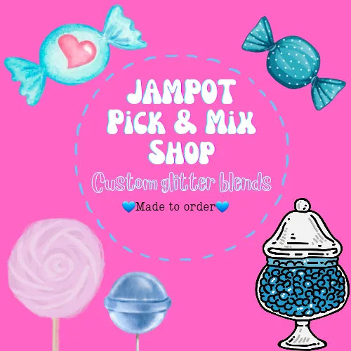Jampot Glitter Pick and Mix Custom Blends Jam Pot Glitter Co
