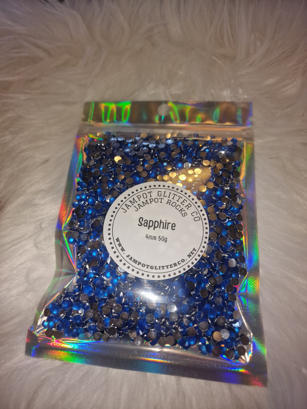 Sapphire 4mm 50g bag