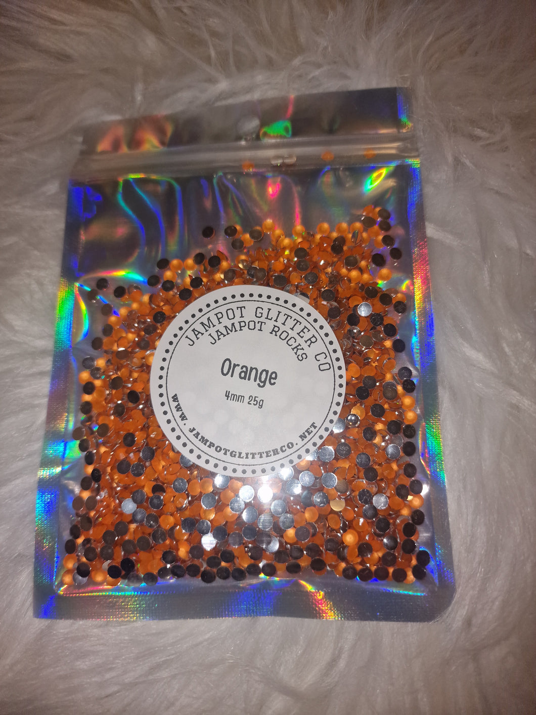 Orange 4mm 25g bag