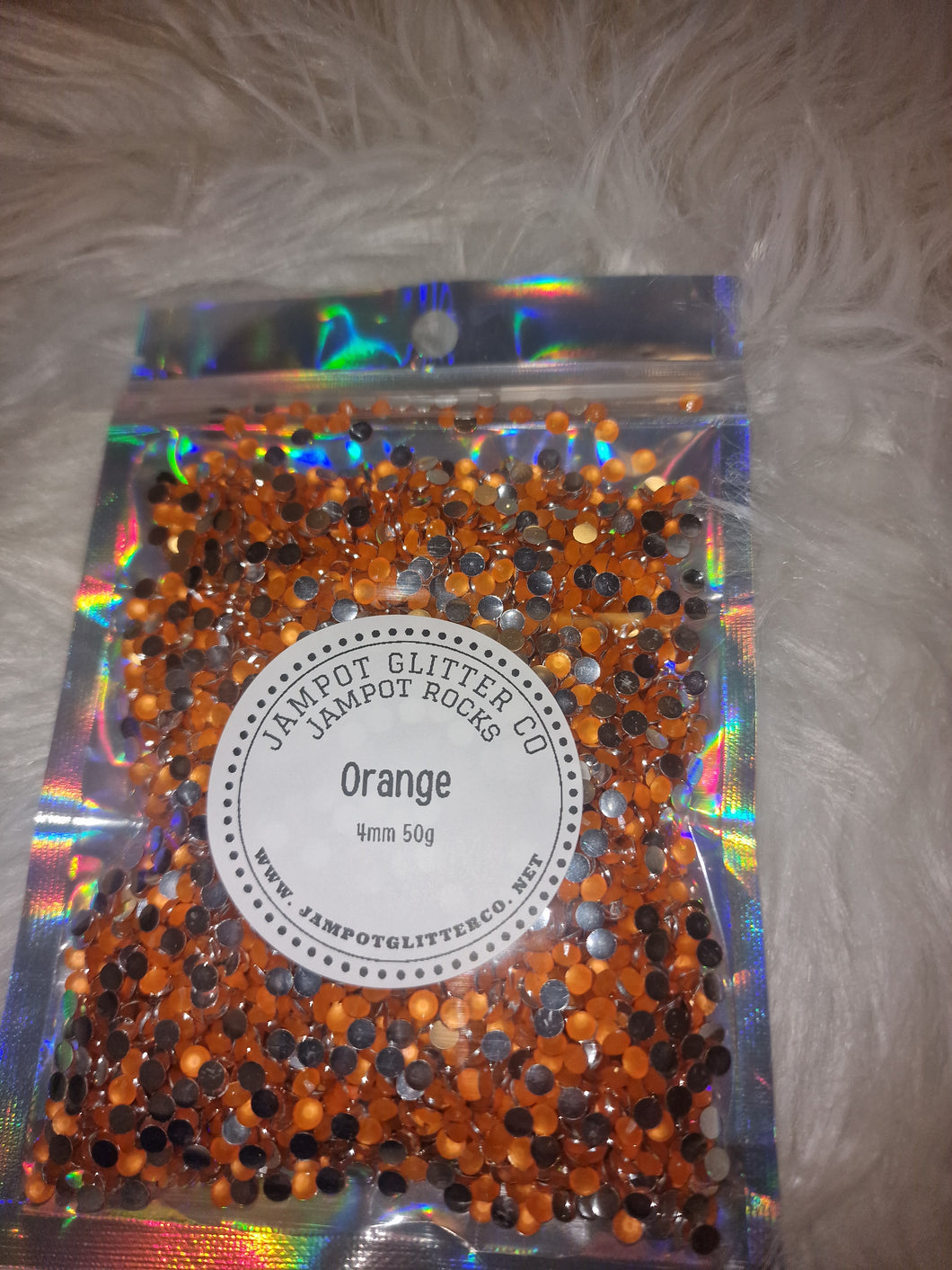 Orange 4mm 50g bag