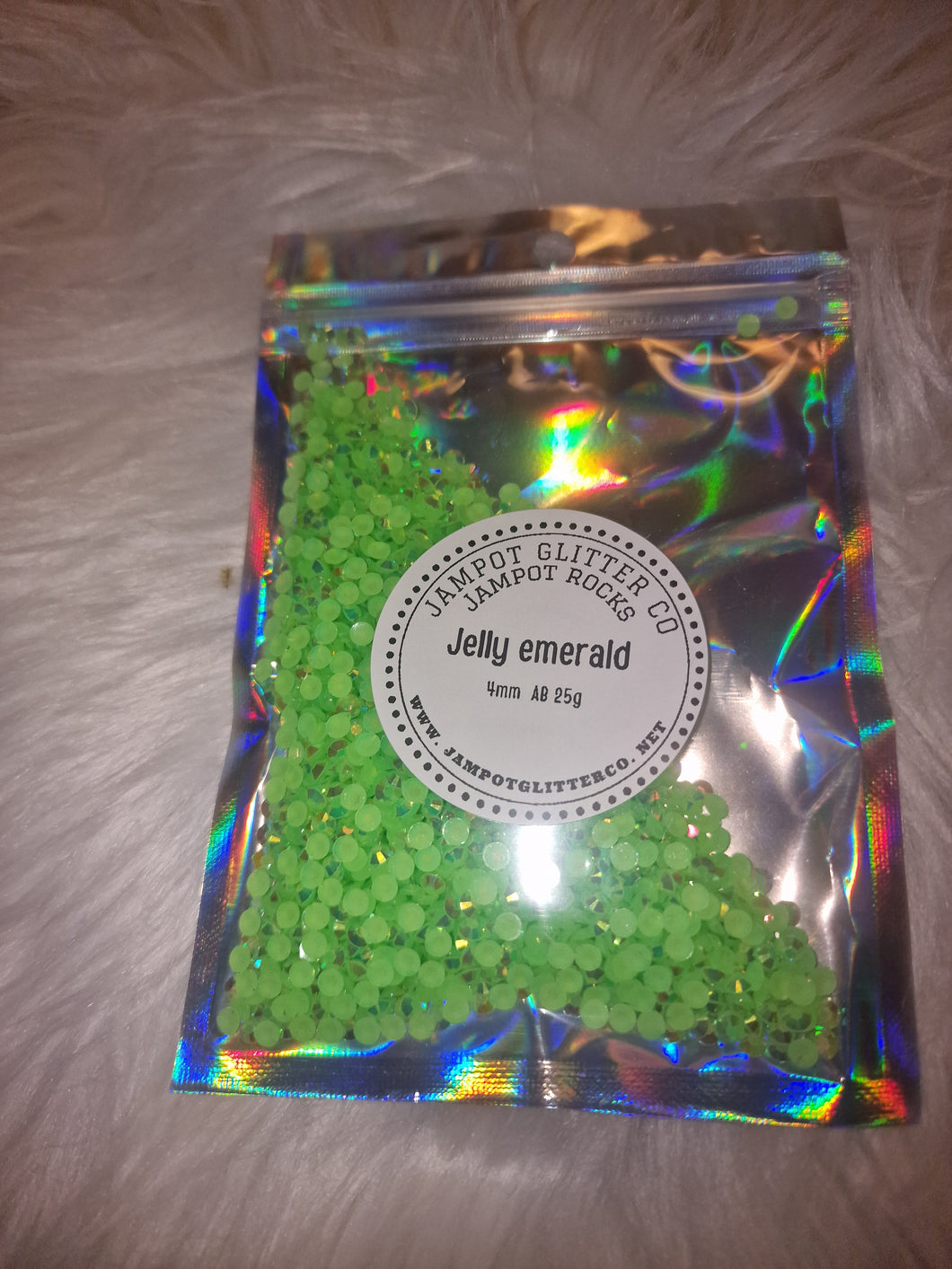 Jelly Emerald 4mm 25g bag