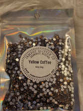 Load image into Gallery viewer, Yellow Coffee 4mm 50g bags
