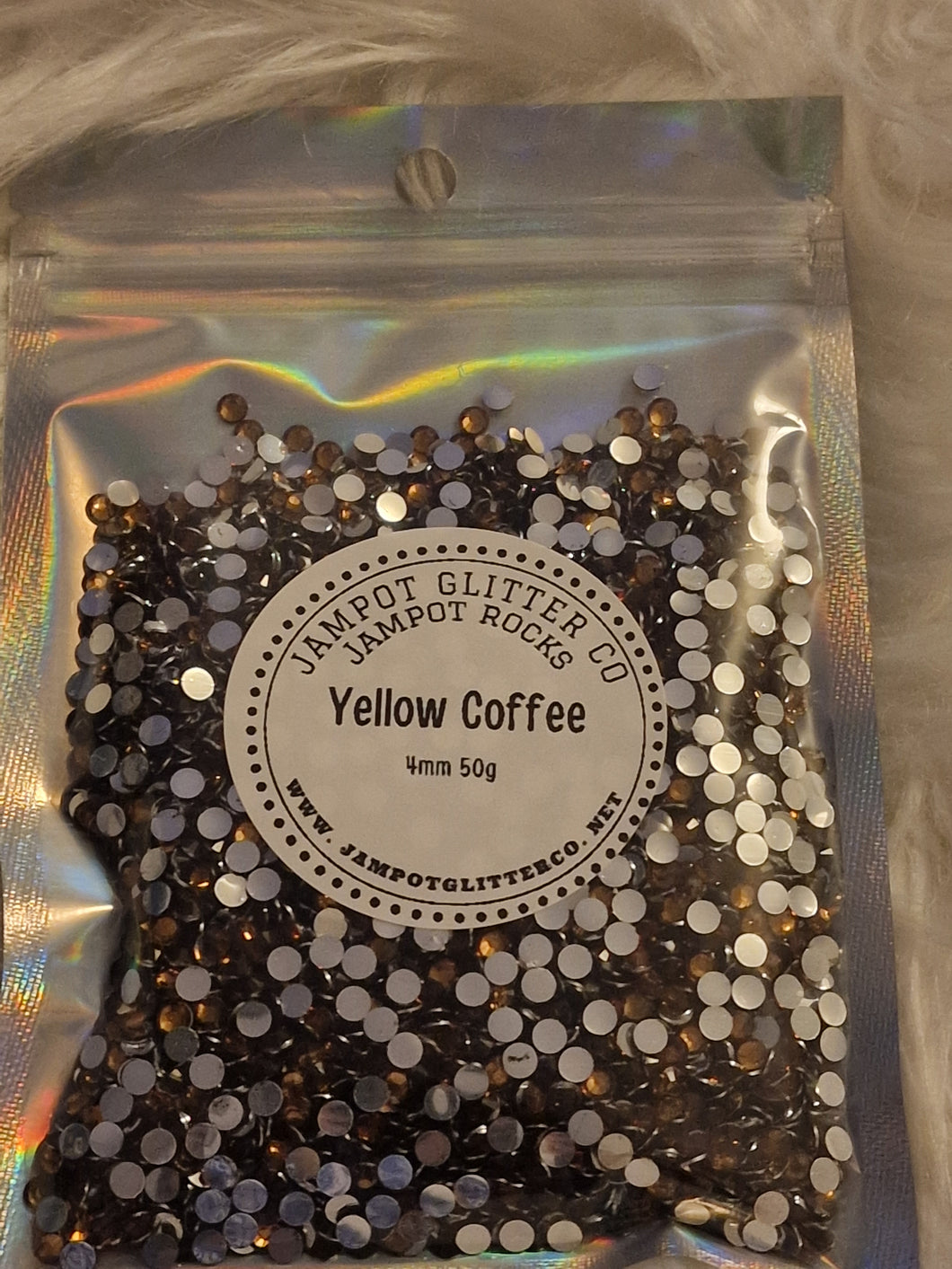 Yellow Coffee 4mm 50g bags