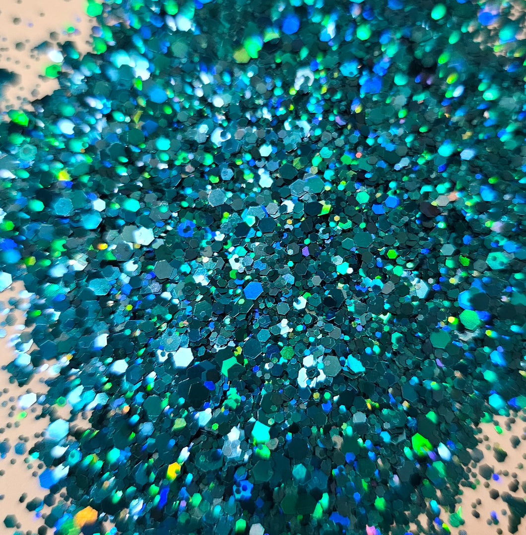 Dive in holographic chunky mix glitter