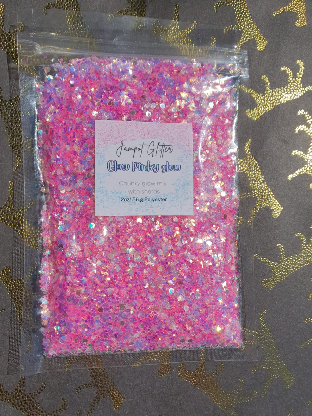 Glow Pinky Glow Chunky glow mix with Shards