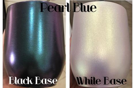 Pearl blue colour shift mica powder